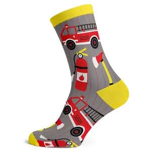 Fire Trucks Socks