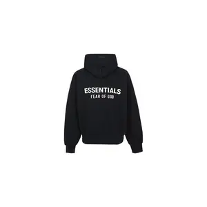 Fear of God Essentials Classic Fit Fleece Hoodie Black