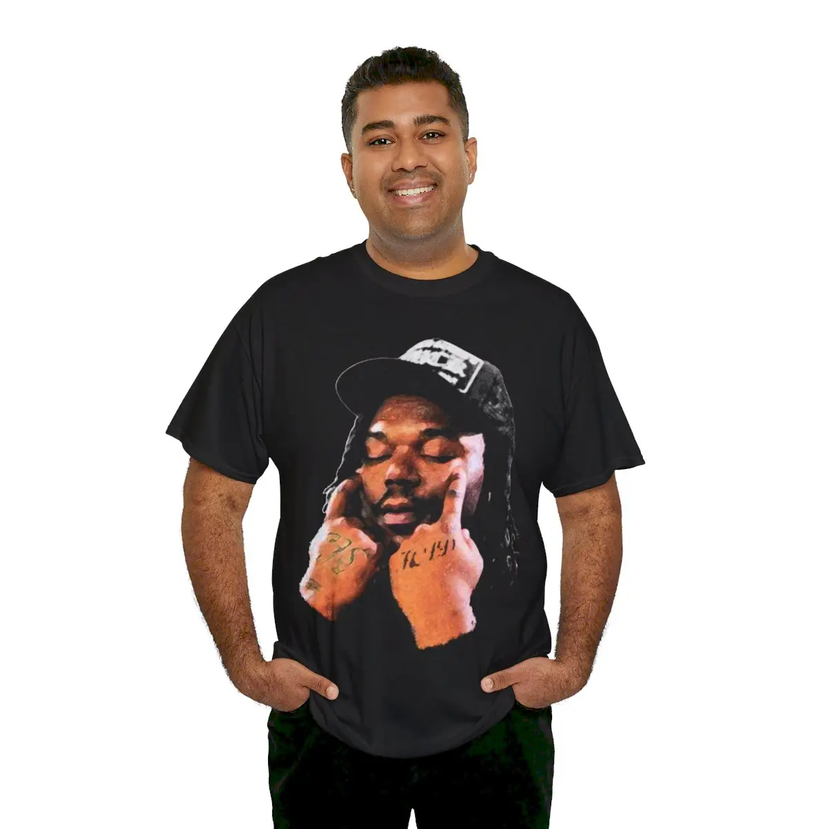 Lucki Inspired Hard Y2k 90s Hip-Hop Vibes Heavy Cotton Graphic T
