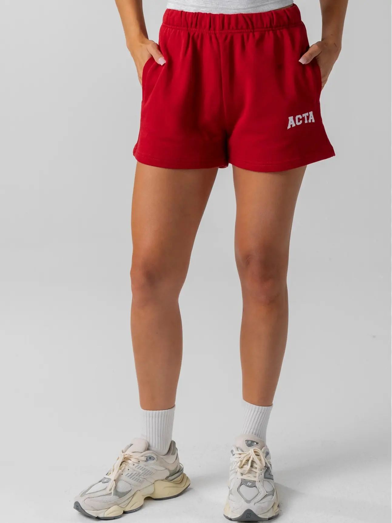 ACTA Everyday Short - 100% Cotton Mid-Rise Drawstring Flattering Fit for Everyday Wear