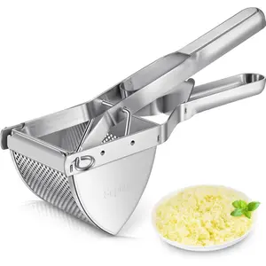 Potato Ricer, Stainless Steel Potato Masher for Commercial and Home Use