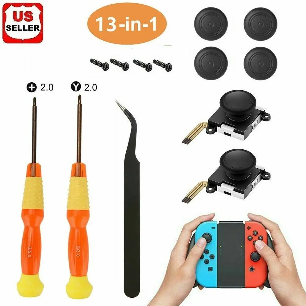 12pcs for Nintendo Switch / Lite NS Gameboy Joy Con Repair Screwdriver Tools Kit
