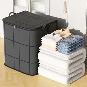 Extra Large Capacity Foldable Design Storage Bag, Durable Dustproof Organizer for Clothes and Blankets, Ideal for Home or Dorm Use, Foldable Clothes Container