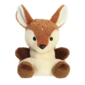 Palm Pals Adorable Dalia Fawn 5 inch Brown Mini Soft Plush Collectable Stuffed Animal