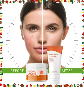 【MOOYAM】【FDA】Acne Scar Treatment Cream 3.5oz with Centella & Snail Repair for Post-Acne Marks Removal - Fragrance Free & Paraben Free Salicylic Acid Formula-Pair of Acne Cream