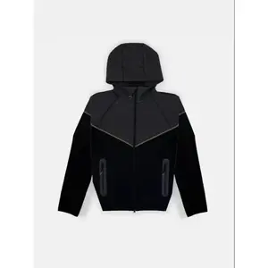 Windbreaker Windproof Hooded Sports Jacket Hip Hop Style European American Co-Branded Leisure Coat for Unisex rain jacket womens  gym  wear(Raincoats)