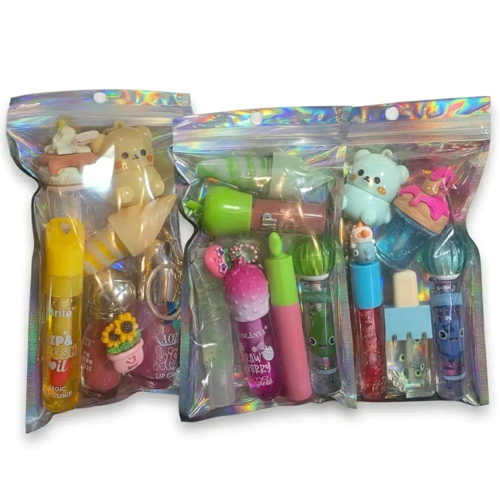 Lip Care & Cosmetics Gift Set - Variety Pack of Lip Glosses & Lipsticks