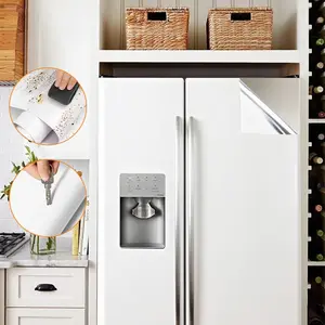 White Contact Paper, Peel-And-Stick Modern Decorative Wallpaper,  Fridge Stickers,Textured Matte Solid Color Self-Adhesive Wallpaper, Removable, Suitable for Cabinets, Kitchens, Wardrobes, Walls, Drawers, Tables, Nightstands