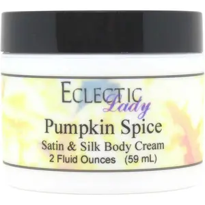 Pumpkin Spice Satin and Silk Cream,  Body Cream, Body Lotion