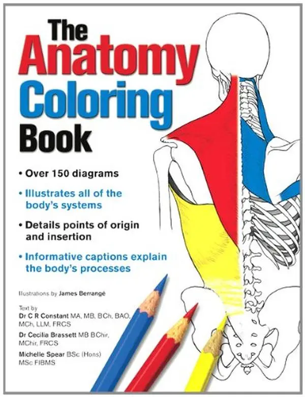 USED Book - The Anatomy Coloring Book 1st edition by Constant, Dr. C. R., Brassett, Dr. Cecilia, Spear, Michelle (2011) Paperback by C R Constant (Paperback) - english