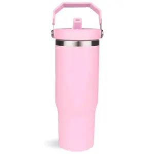 30 oz Everyday Flip Straw Tumbler in Light Pink - Perfect for Daily Use