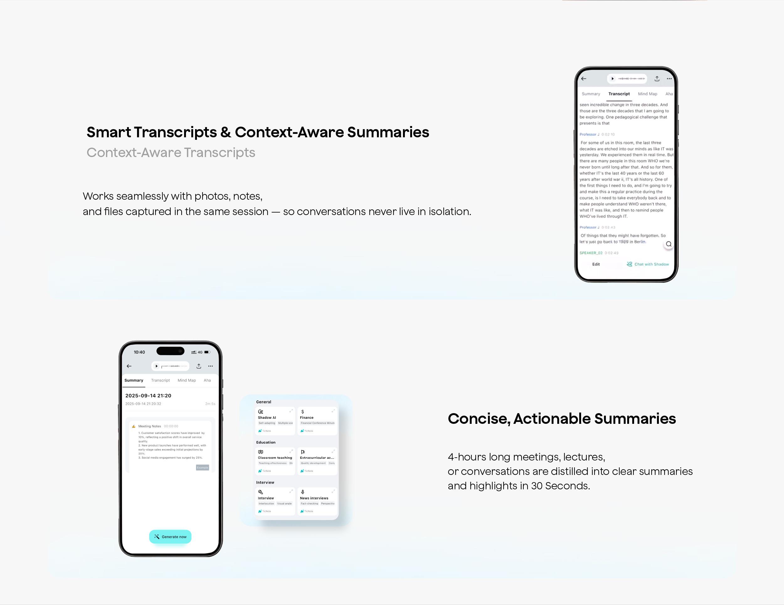[2026]New Version Mobvoi TicNote Lite AI Voice Recorder, AI Note Taking Device w/Instant Transcribe & Summarize, APP Control, Support 120+ Languages, AI Recorder w/Display for Meeting, Calls,Travels, Remote Work and Immigrantion Situation