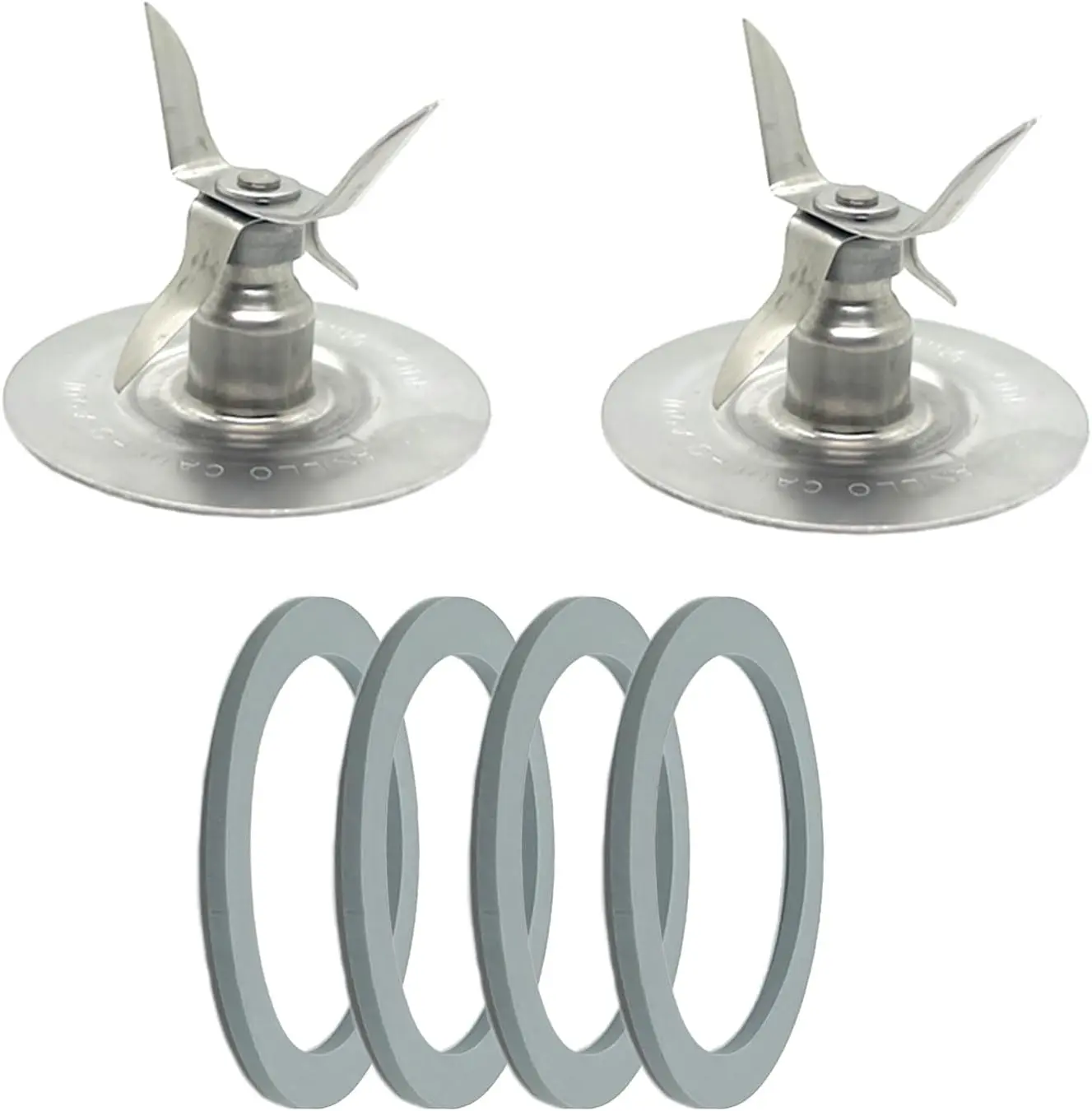 2 Pack of Blender Replacement  Blender Ice   with 4 Rubber O Ring Sealing Ring Gasket for Oster Osterizer