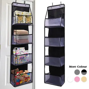 Closet Door Hanging Pocket Organizer, Multi-pockets Bedroom Bathroom Wall Mounted Storage Bag, Sundries Organizer, Shoe Toy Cosmetic Sock Storage Bag, Space Saver Bags