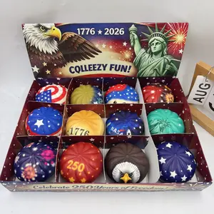 2026 US Independence 250th Anniversary Themed PU Slow-Rebound Squishy Toy for Parties and Adult Party Games