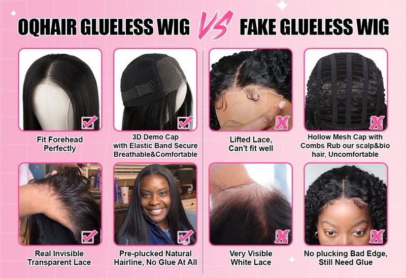 OQ HAIR Body Wave Pre Cut Lace 613 Blonde Wigs Wear Go Glueless Wigs Quick and Easy Install Hairstyle