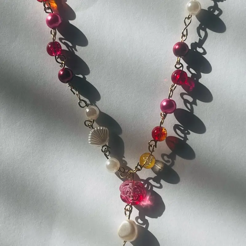 Lexfit Jewelry 2-Piece Sunset Pearls Set, includes Necklace and Bracelet