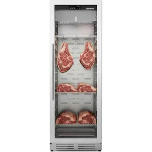 Upstreman Dry Aging Fridge for Steaks, 353L Dry Ager for Meat, Ribeye, Lamb, Ham, 279 lbs Capacity Professional Dry Age Fridge for Restaurant/Bar/Kitchen, Premium Aged Beef in 21-45 Days (12.5 cu.ft)-DA125