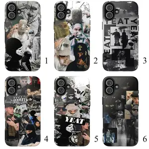 Y-Yeat Dark Mood Phone Case – Shadow Rap Aesthetic iPhone Cover Suitable for iPhone 17-11 Pro Max/Plus and  Samsung Galaxy S23-25