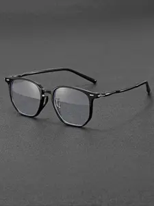 Unisex Fashionable Oval Frame Eyeglasses, Trendy Casual Eyeglasses for Everyday Use, Fashion Accessories for Outdoor Activities, High Quality Eyeglasses