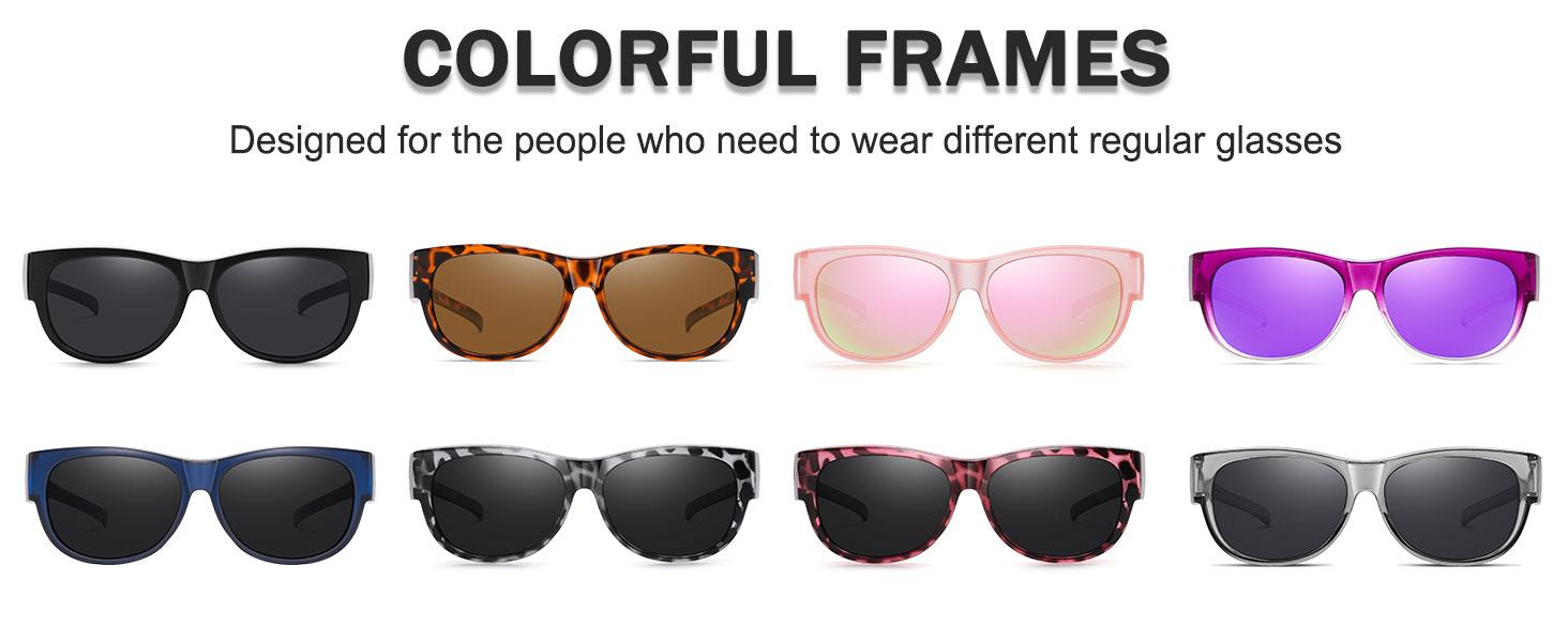 HAOLOTA Fit Over Glasses Sunglasses for Women & Men Oversized Cat Eye Polarized 100% UV400 Protection TR90 Frames TAC Lenses SpringStatements