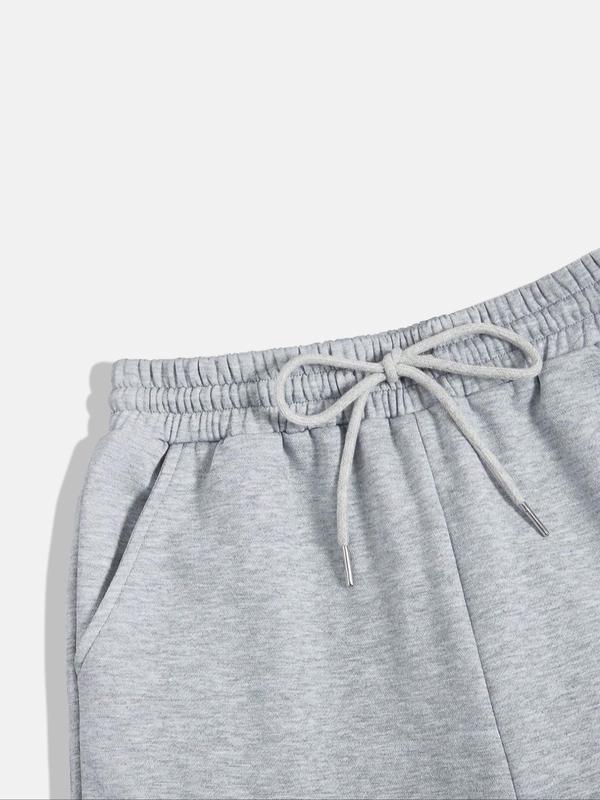 Women's Butterfly Print Drawstring Waist Sweatpants, Casual Pocket Jogger Pants For Spring & Fall, Women's Trousers For Daily Wear