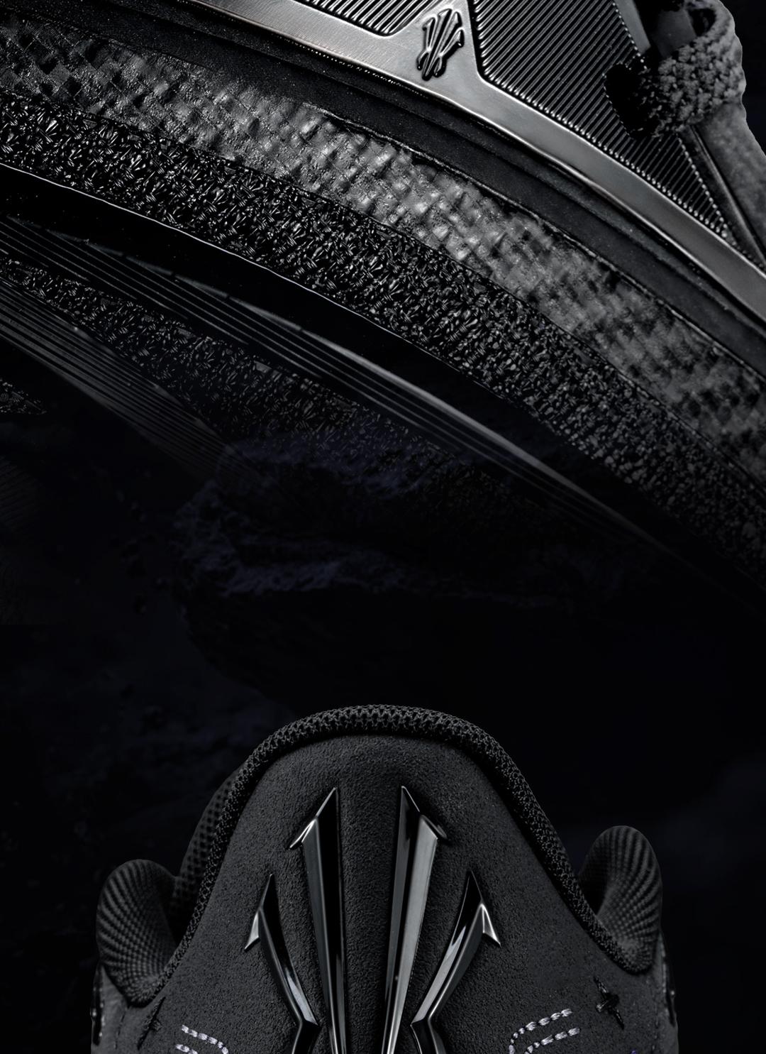 [Back to School] ANTA MEN KAI 3 Triple Black Kyrie Irving Basketball Shoes Rebound Cushioning High Performance BTS