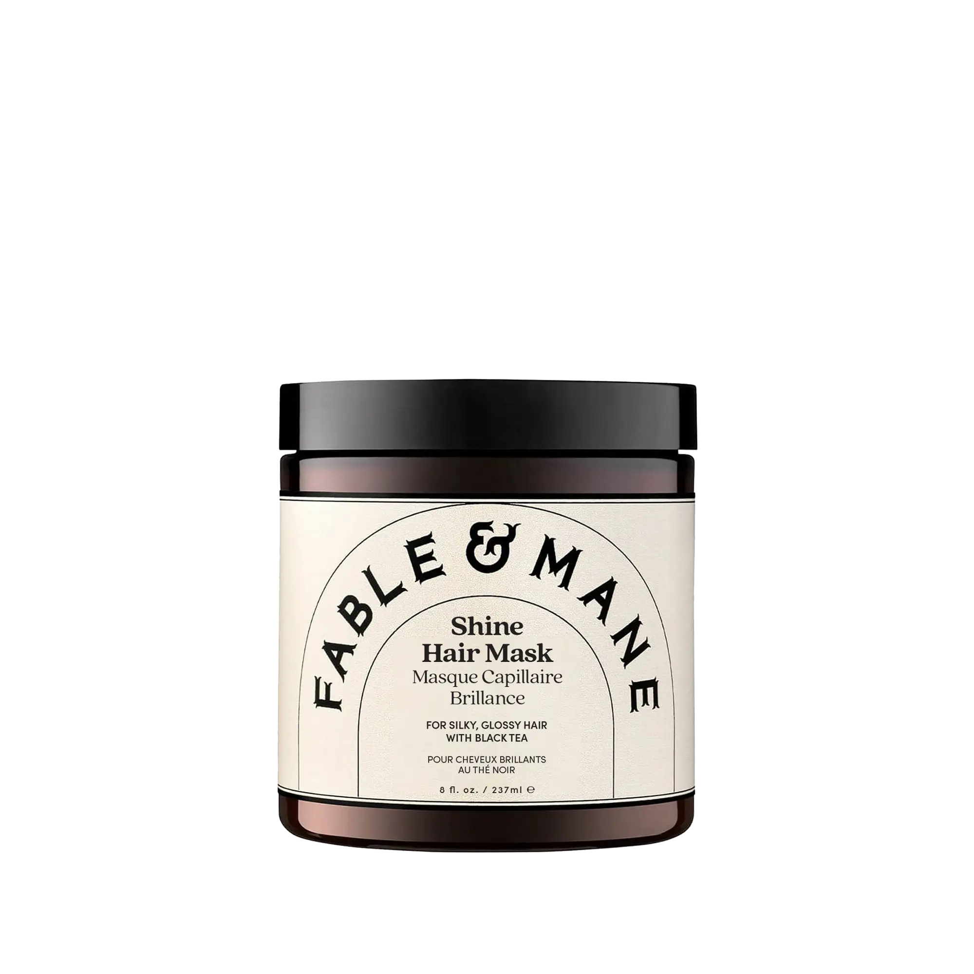Fable & Mane Shine Hair Mask, Boosts Shine, Tames Frizz and Enhances Colour. Chai-scented, Glossy Haircare Treatment