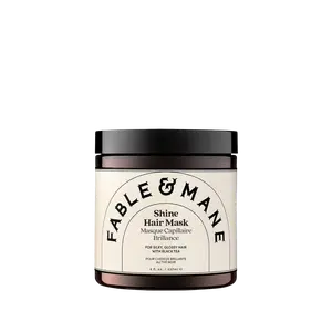 Fable & Mane Shine Hair Mask, Boosts Shine, Tames Frizz and Enhances Colour. Chai-scented, Glossy Haircare Treatment