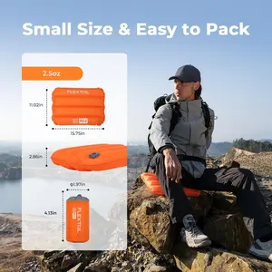FLEXTAIL 2.5oz Zero Seat Ultralight Lightweight Inflatable Travel Seat Cushion with Carry Bag for Outdoor Backpacking, Lookout, Camping, and Hiking,