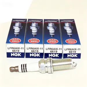 High-Performance Iridium Spark Plugs LFR6AIX-11 4 Pack, Long-Lasting Engine Ignition, OE Replacement Spark Plugs, Durable Electrode Design, Reliable Combustion Spark Plugs