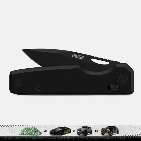 Ridge Everyday Folder | Ridge Sweepstakes | EDC Outdoor Gadget, Survival Hand Tool, Outdoor Folding Tool, EDC Survival Equipment with Sheath