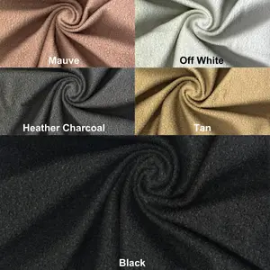 Lamb Wool Faux Merino Fabric by the Yard, Cozy Winter Coat Fabric, Sherpa Knit for Sewing Coats, Crafts, Apparel, Home Decor, Fall Fabric