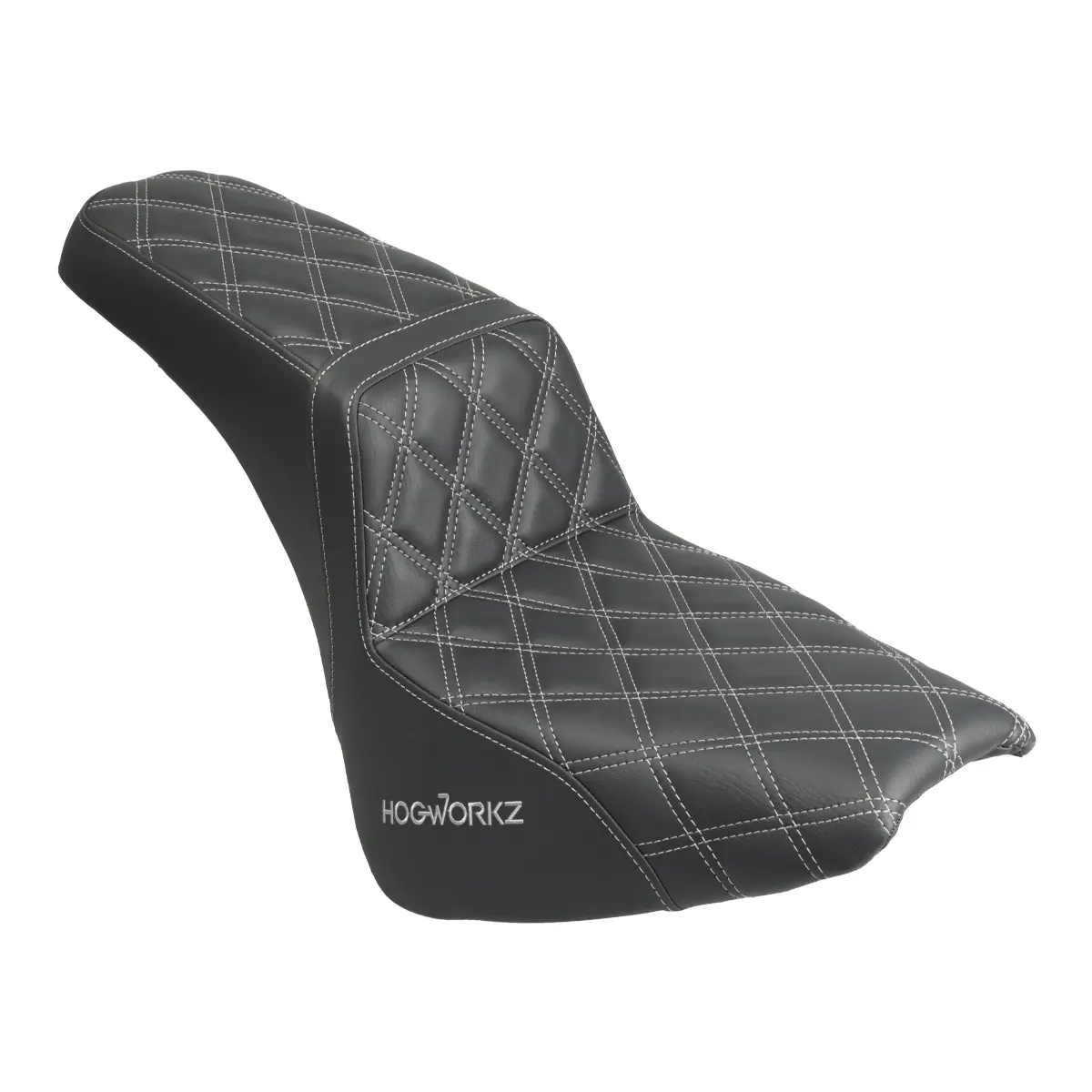 Rise Up Seat for Harley® Street Bob FXBB / Standard FXST '18-'25 (Silver Stitch)