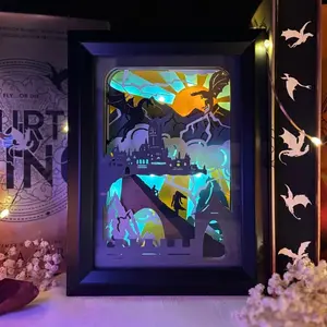 The Parapet LEGACY Edition | Light Box by FaebleBound | Bookish Inspired Bookshelf Decor