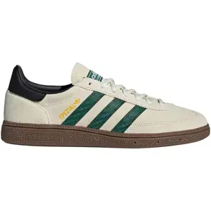 Adidas Originals Men's Off White/Green Handball Spezial Sneakers