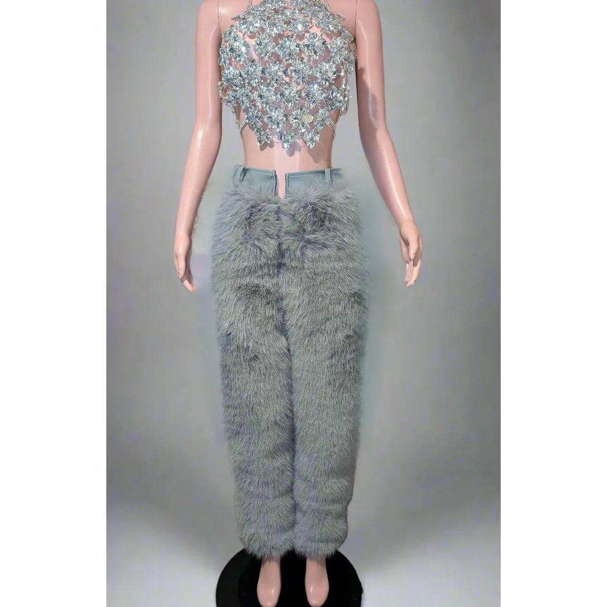 Faux Fur Pants (Ready to Ship)