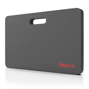 Olsa Tools Kneeling Pad for Mechanics - 17" x 11" x 1" NBR Water-Resistant Work Mat - Portable Handle Cutout