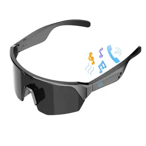 Smart glasses Bluetooth stereo dual-channel professional cycling outdoor windproof sand polarizing goggles men and women the same