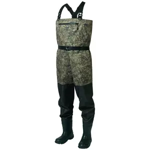 BASSDASH Camo Breathable Boot Foot Waders Ripstop Lightweight Chest Wader for Fishing Hunting ATV