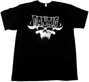 DANZIG Hardcore Heavy Metal Hard Rock Adult Black New T-shirt