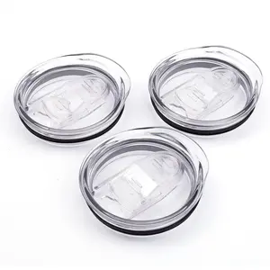 20oz Skinny Tumbler Replacement Lids 3 Pack,2.75in Cup Mouth Compatible with YETI Rambler and More Tumbler Cups,Spill Proof Splash Resistant Silicone Sliding Covers.