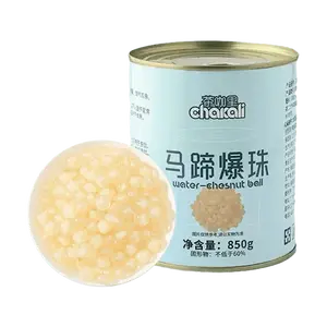 Chakali 850g Water Chestnut Popping Boba Pearls - Instant Milk Tea & Dessert Topping, Juicy Bursting Flavor