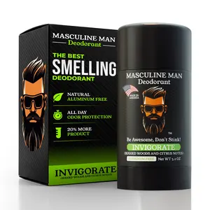 MASCULINE MAN NATURAL DEODORANT FOR MAN - INVIGORATE SCENT