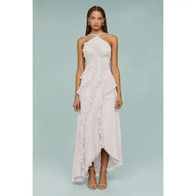 Plt Cream Chiffon Layered Puffball Maxi Dress - TikTok Shop Plt Cream Chiffon Layered Puffball Maxi Dress - TikTok Shop