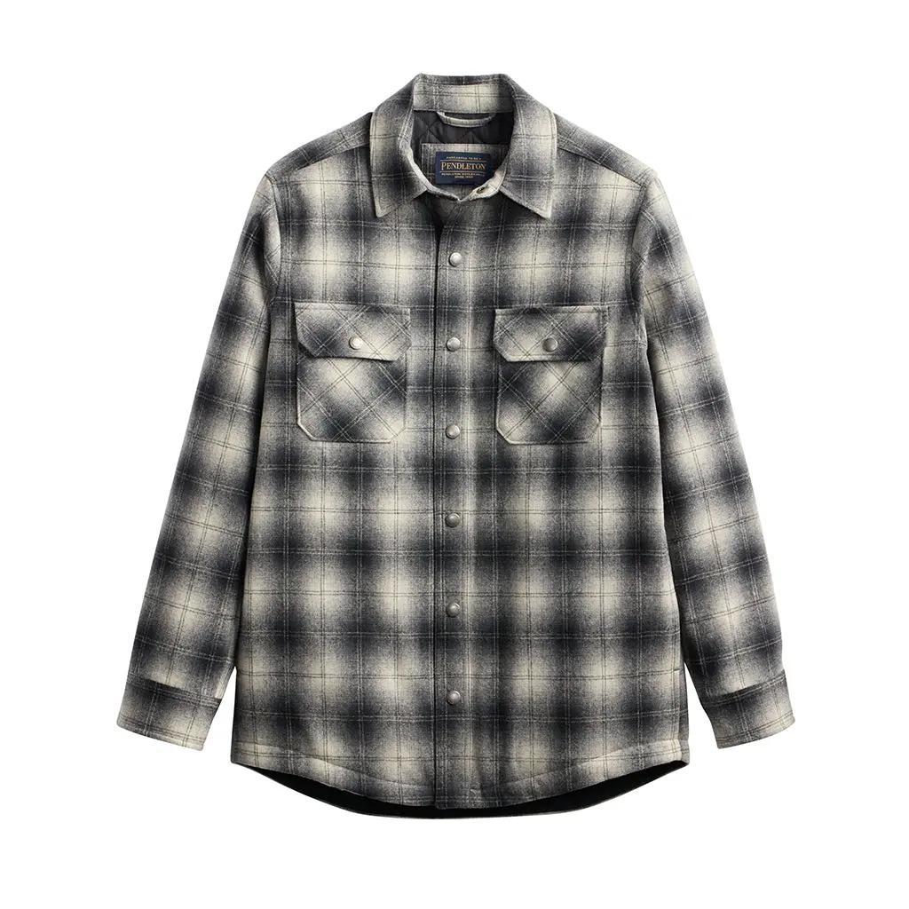 Pendleton Men's Quilted Umatilla CPO Jacket, Charcoal Ombre, Size 26 Coats Menswear