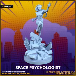 40mm Meteorite 3D-Printed Resin Miniature - Crisis Protocol Proxy, Collectible Edition Character Figure Miniatures, Home Decor Statue | C27, 3D-Printed Resin Miniatures