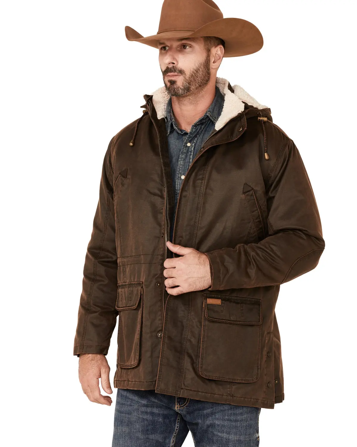 Outback Trading Co Men's Co. Men'S Nolan Storm-Flap Jacket - 29739-Brn