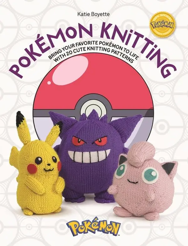 Pokémon Knitting: Bring Your Favorite Pokémon to Life with 20 Cute Knitting Patterns by Kate Boyette (Paperback)