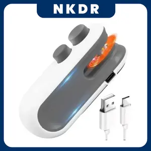 NKDR Mini Bag Sealer With Cutter And Magnet, 2 In 1 Rechargeable Vacuum Sealer Bag Heat Seal Machine With Sealer&Cutter For Plastic/Chip/Vacuum Sealer Bags